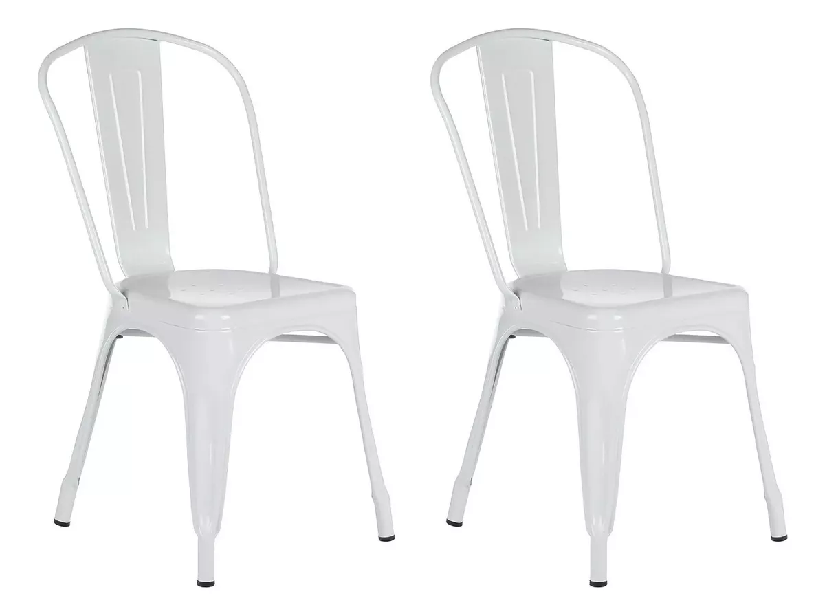 PACK 2 SILLA TOLIX BLANCO BRILLANTE - 1