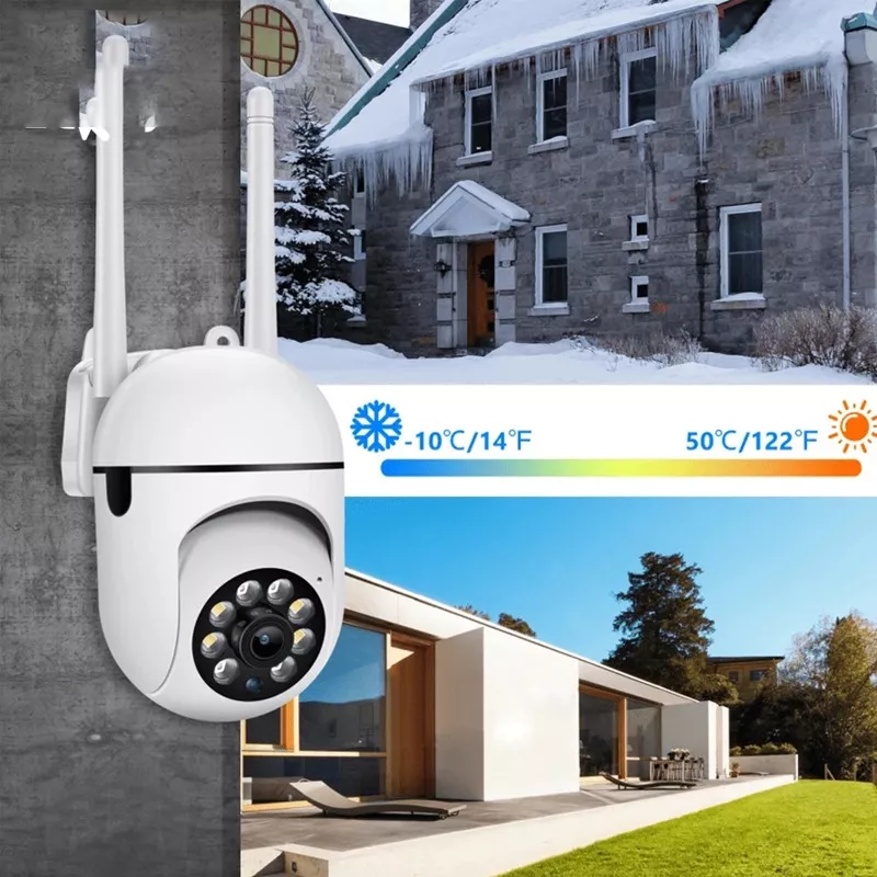 CÁMARA DE SEGURIDAD EXTERIOR WIFI 2 ANTENAS IP66 CAMARA - 4