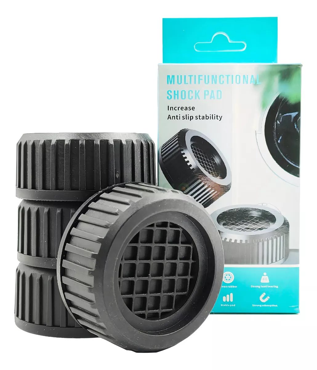 KIT DE ALMOHADILLAS ANTIVIBRATORIAS PARA LAVADORA Y SECADORA - 1