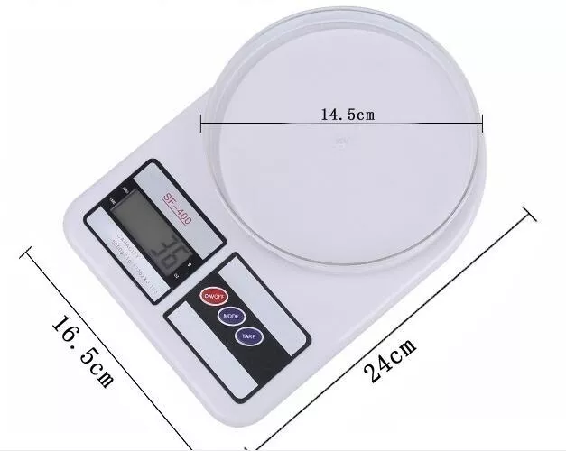 BALANZA PESA DIGITAL PARA COCINA COMERCIO 0 A 10KG - 4