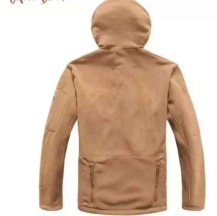 POLERON TACTICO MILITAR DE POLAR OCRE XL - 2