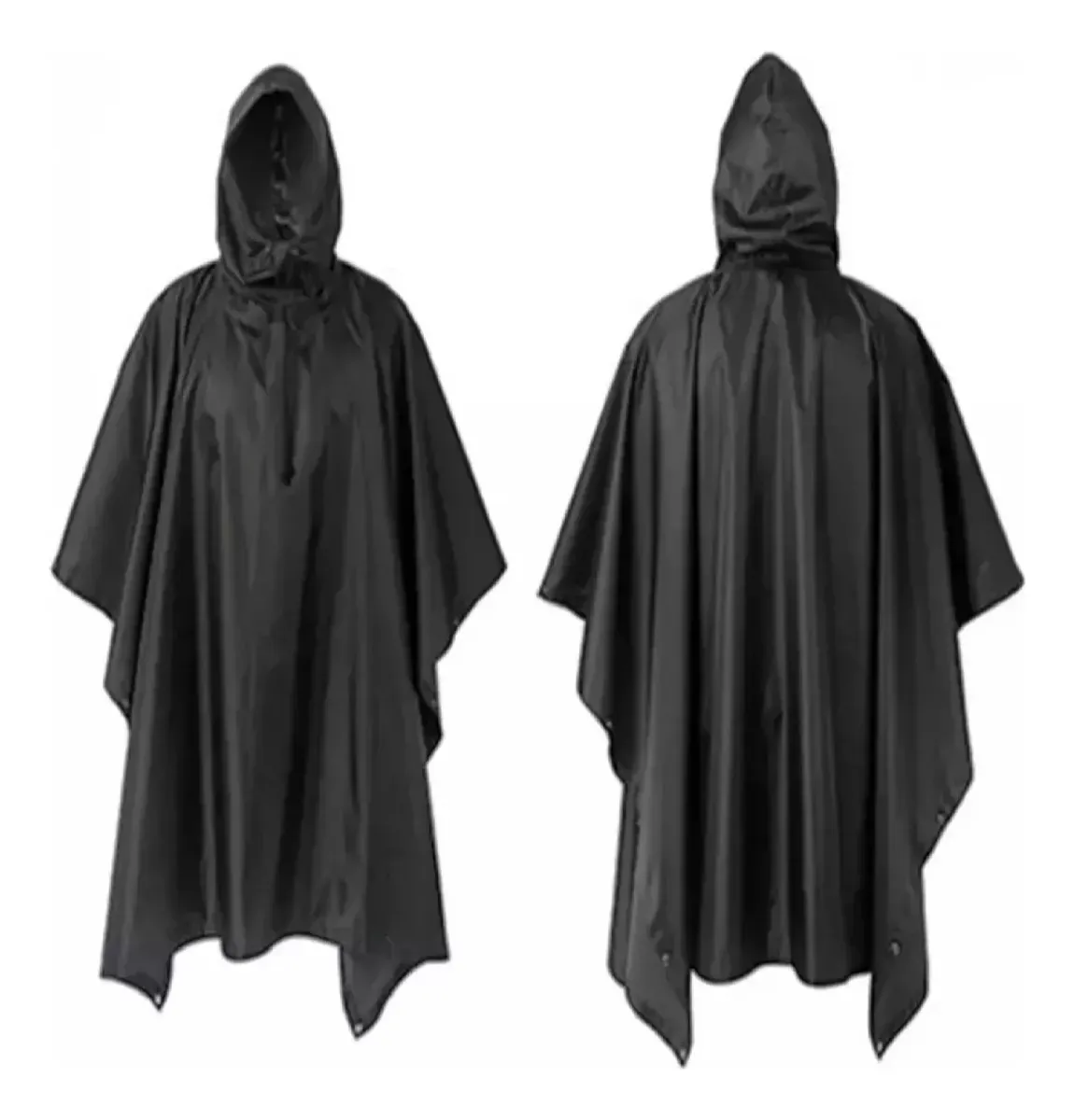 PONCHO CAPA IMPERMEABLE GRUESO CON CAPUCHA PARA LLUVIA - 2