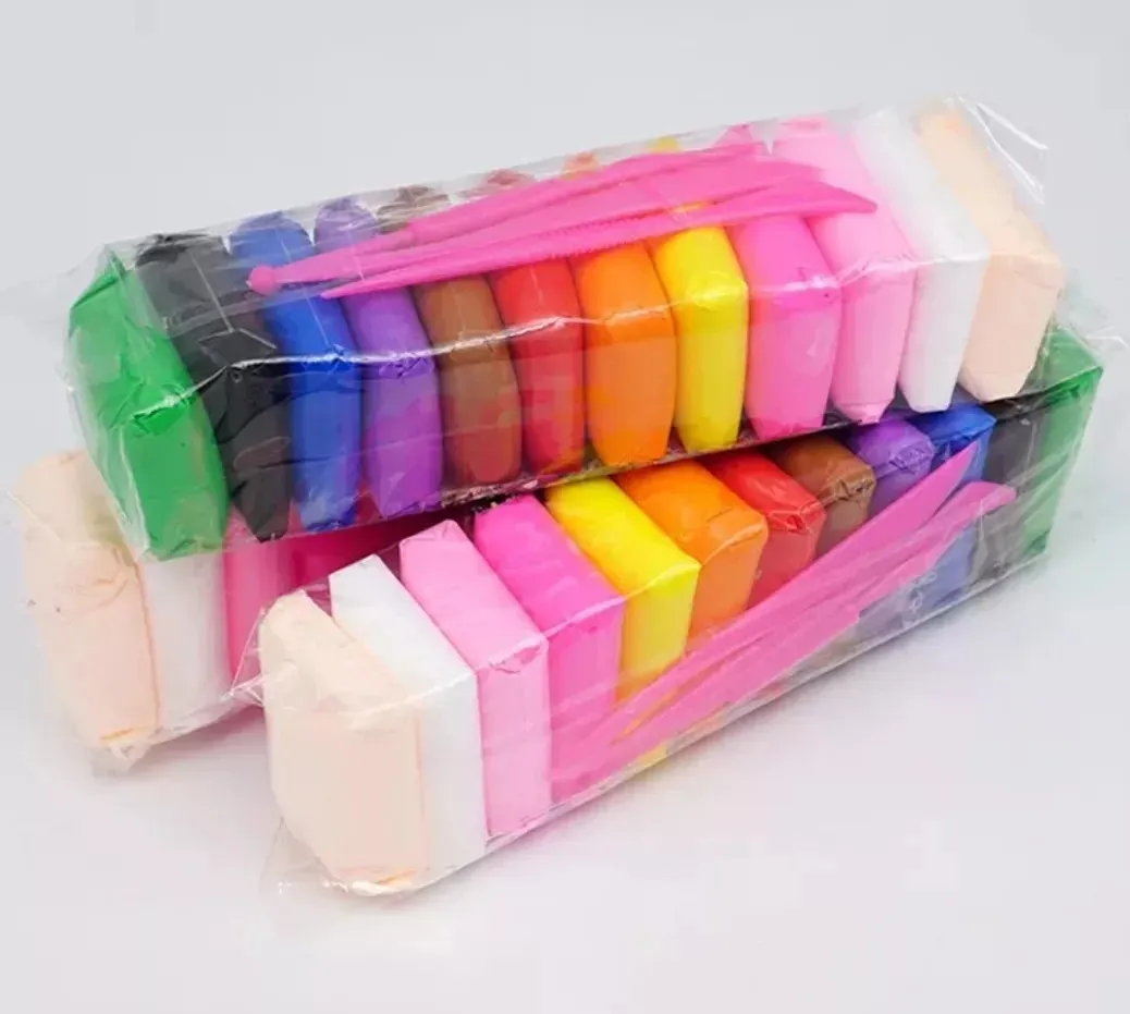 12 MASITAS MOLDEABLE 10GRS GOMA EVA SLIME + ESTECAS - 2