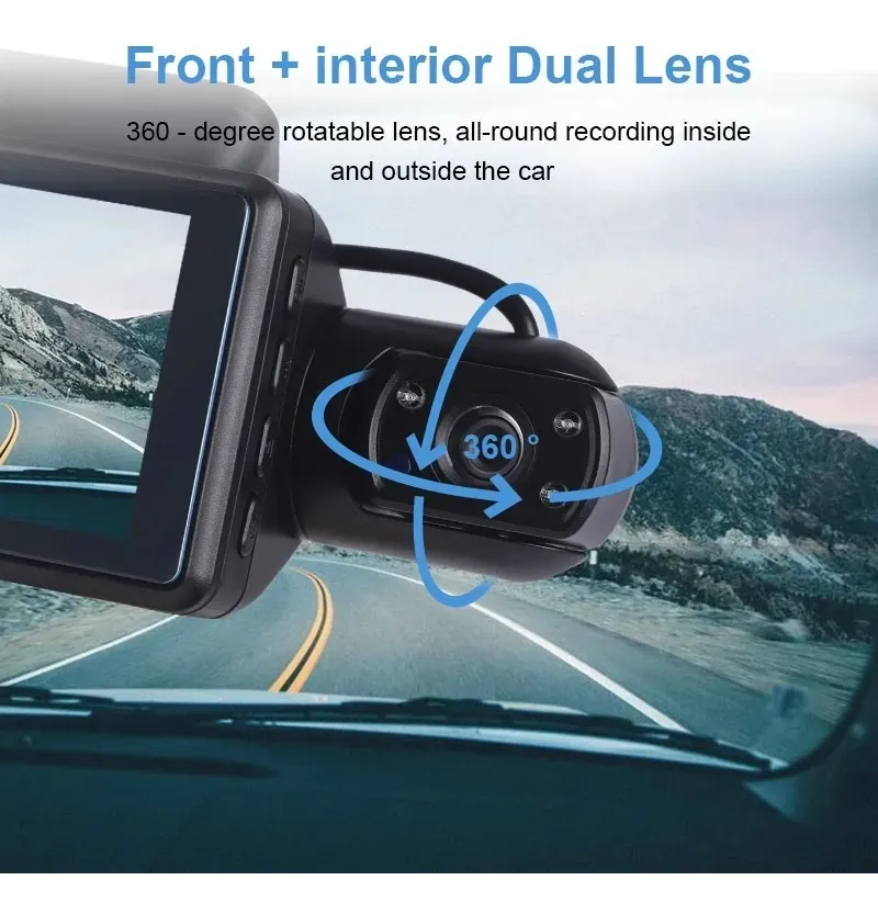 CAMARA AUTO DVD DOBLE CAMARA 360°PANTALLA LCD 2 CAMARAS - 4
