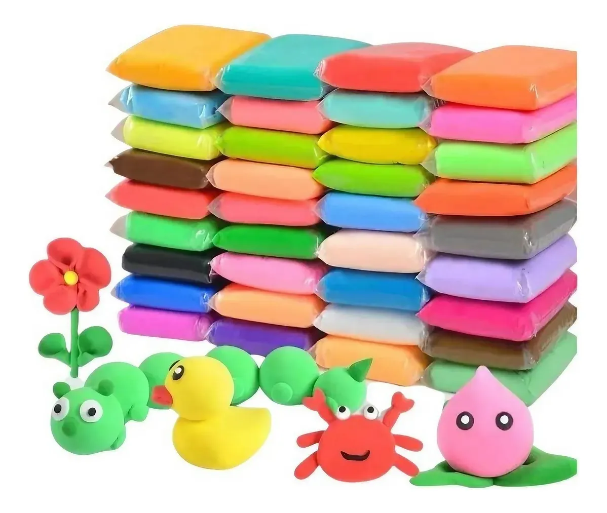 24 MASA MOLDEABLE FUMMY TIPO GOMA EVA GUMMY SLIME - 2