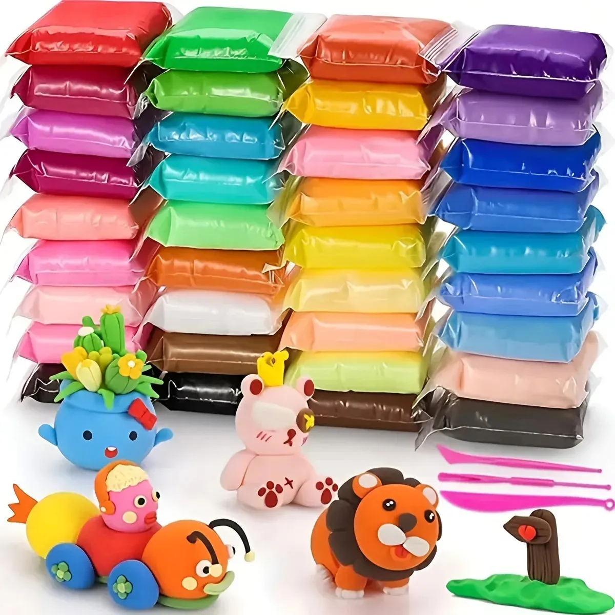 24 MASA MOLDEABLE FUMMY TIPO GOMA EVA GUMMY SLIME - 3