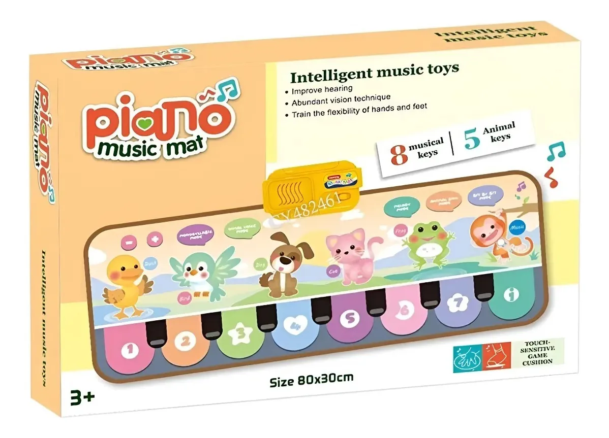 ALFOMBRA SENSORIAL TAPETE BAILE DE PIANO MUSICAL PARA NIÑOS - 1