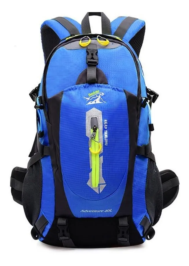 MOCHILA DE VIAJE DEPORTIVA TREKKING 40 LTS AZUL - 1