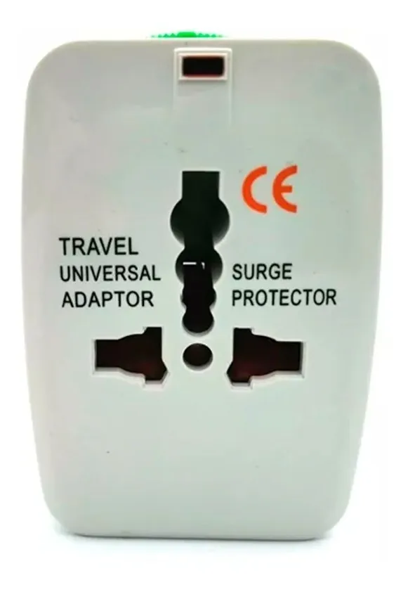 ADAPTADOR ENCHUFE UNIVERSAL PARA VIAJES CON 2 PUERTOS USB - 2