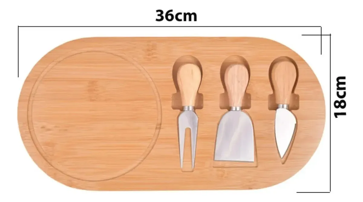 TABLA DE QUESOS TABLA APERITIVO TABLAS DE PICOTEO 36X18CM - 3