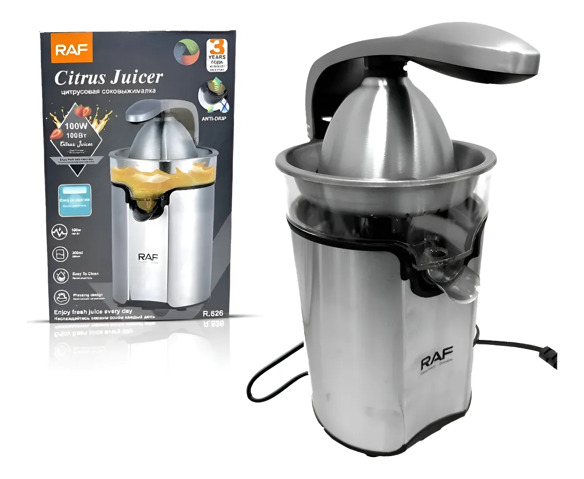 EXPRIMIDOR JUGO NARANJA 100W INOX 300ML G8 - 1