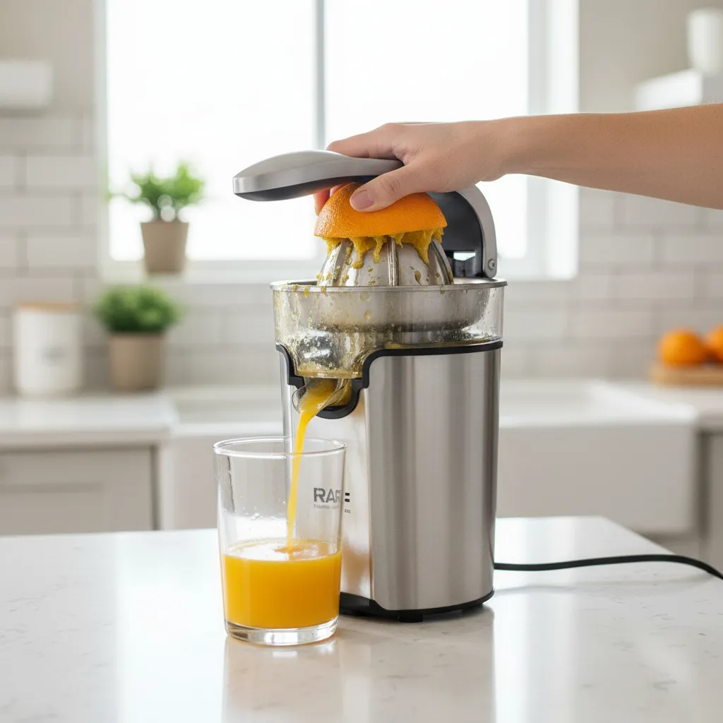 EXPRIMIDOR JUGO NARANJA 100W INOX 300ML G8 - 5