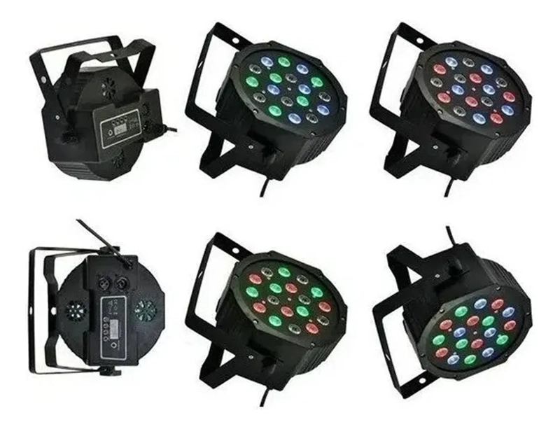 PROYECTOR LED RGB  LUCES DISCO LUZ FIESTA RGB 1411 - 2
