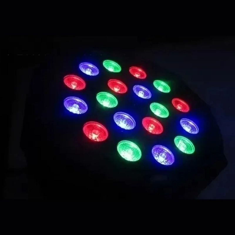 PROYECTOR LED RGB  LUCES DISCO LUZ FIESTA RGB 1411 - 3