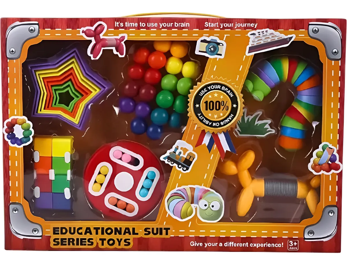 KIT/SET SENSORIAL ANTIESTRE S DIDACTICO 6 PIEZAS - 1