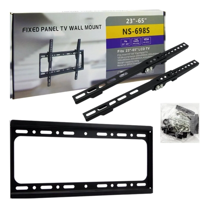 SOPORTE TV 23 A 65  PULGADAS 40 KG - NEGRO - 4