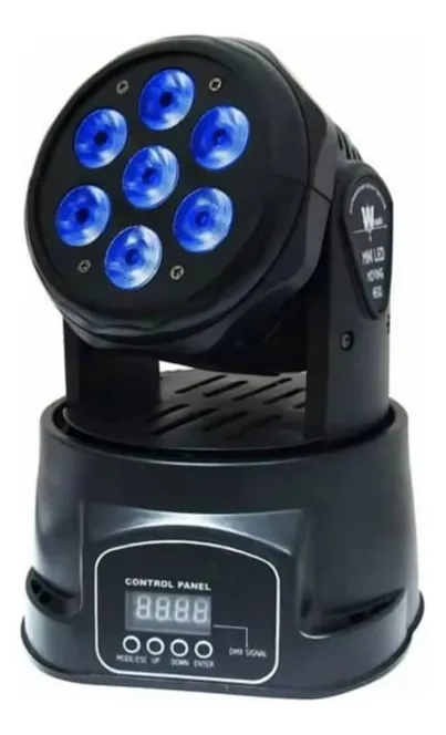 CABEZA MOVIL LUCES DE ESCENARIO FIESTA DJ DMX - 2