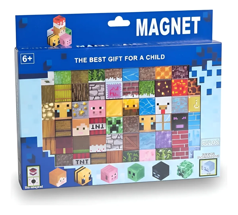 SET 60 BLOQUES MAGNE TICOS PIXELEADOS - 1