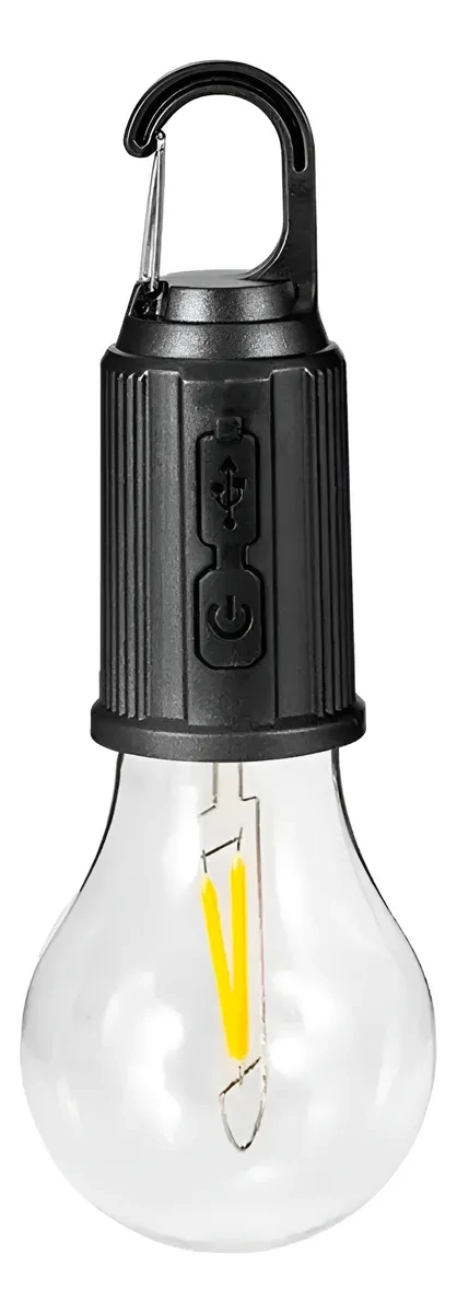 AMPOLLETA LED RECARGABLE PARA CAMPING USB IMPERMEABLE - 1