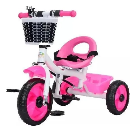 TRICICLO BICICLETA INFANTIL METALICO - 1