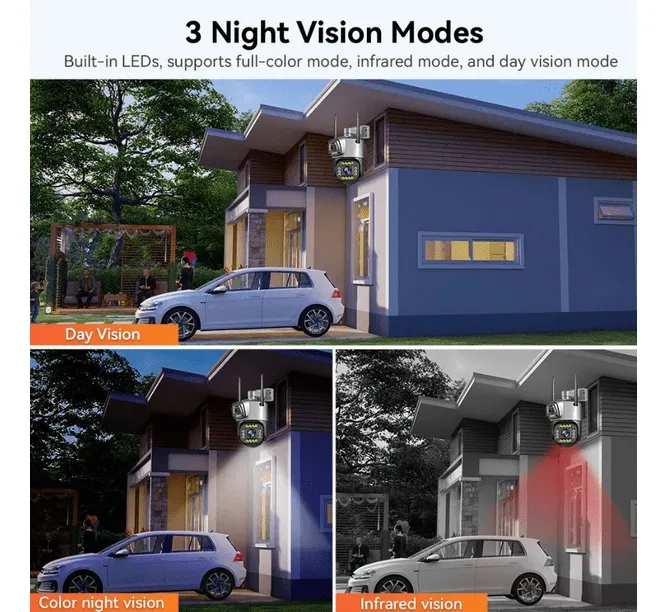 CAMARA DE VIGILANCIA V380 PRO SEGURIDAD INDOOR/OUTDOOR - 2