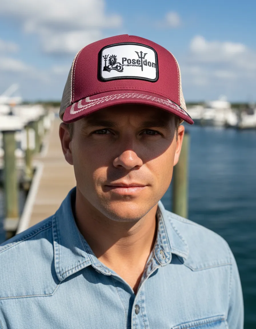 JOCKEY GORRO VERANO PESCA CAZA ROJO - 1