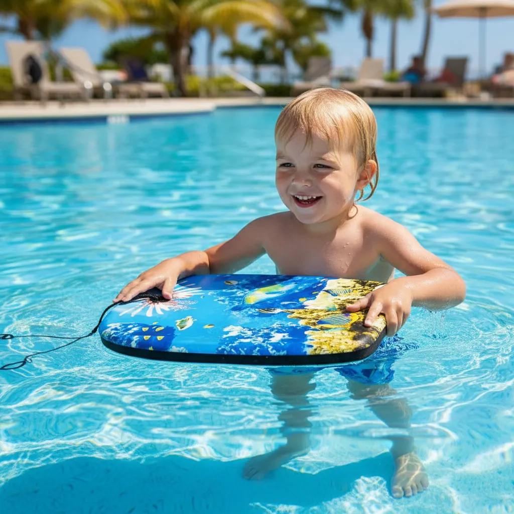 TABLA FLOTADAORA NATACION INFANTIL 66X 46X 5 CMS OCEANO - 5
