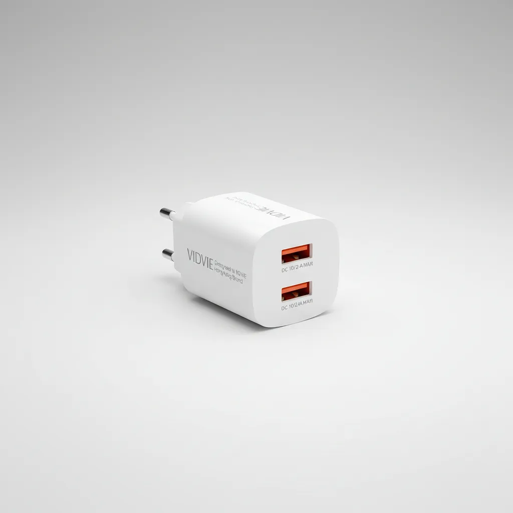 CARGADOR USB DUAL DE CELULAR CARGA RAPIDA + CABLE C - 4