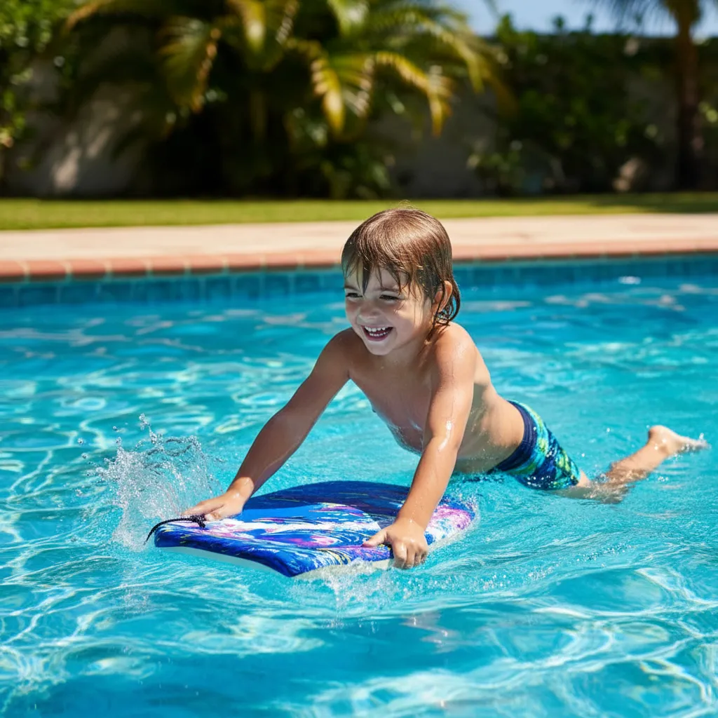 TABLA FLOTADAORA NATACION INFANTIL 66X 46X 5 CMS DELFINES - 2