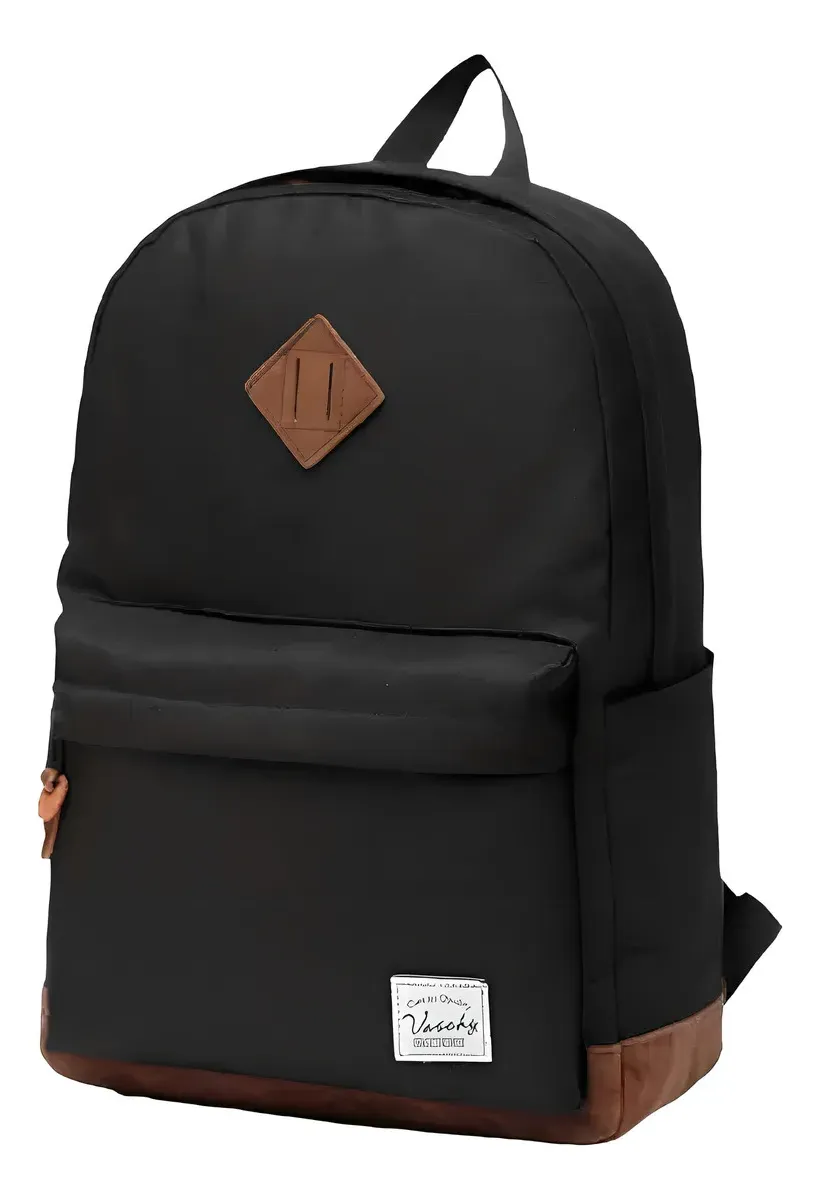 MOCHILA URBANA ESCOLAR BOLSO A LA MODA CARIBE 28 LITROS NEGRO - 4