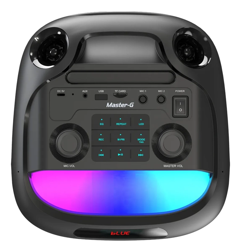 PARLANTE KARAOKE BLUETOOTH CENTURY 6,5 MICROFONO MASTER-G NEGRO - 2