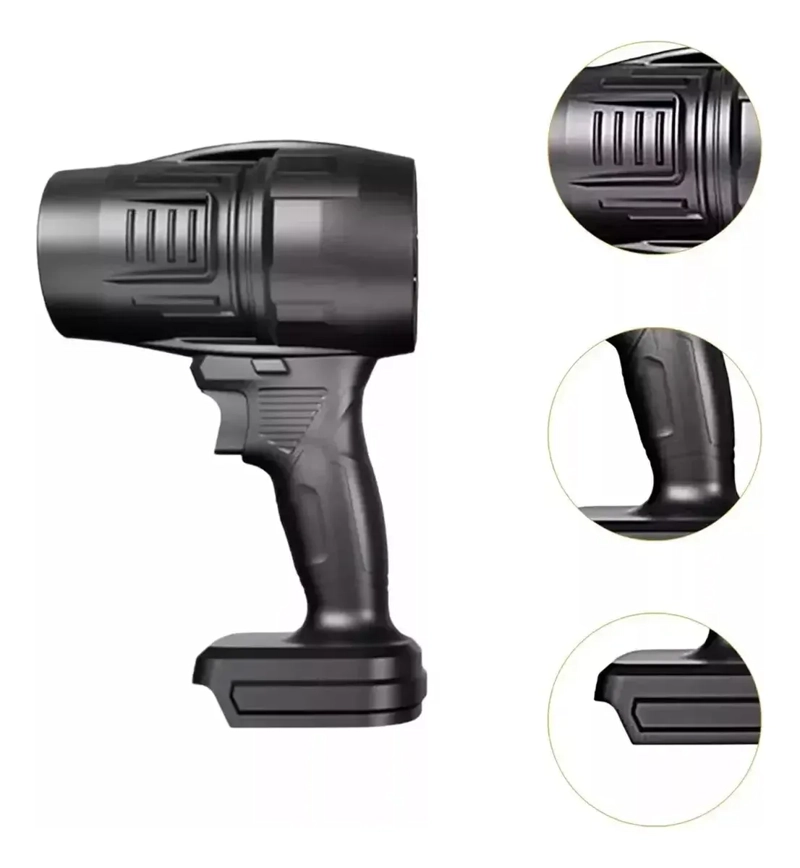 SOPLADOR PROFESIONAL DE POLVO TURBINA INALAMBRICO 1050W 68VF NEGRO - 2