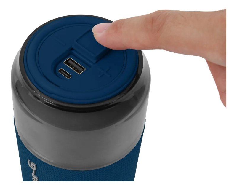 PARLANTE PORTABLE BLUETOOTH 5.4 IPX3 MGSPLASH AZUL MASTER-G AZUL - 4
