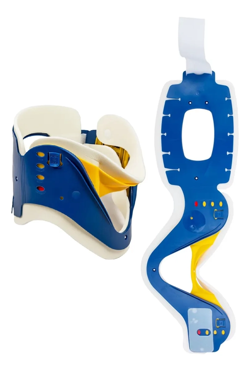 COLLARIN CERVICAL ADULTO TAMAÑO GRANDE ORTOPE DICO CUELLO AZUL M - 4