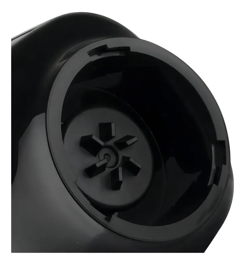 LICUADORA ELECTRICA 3 EN 1 DE ACERO INOXIDABLE NEGRO CON PLATEADO - 5