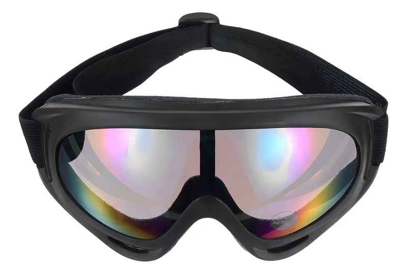 ANTIPARRAS GAFAS DE NIEVE CON FILTRO UV PARA SNOWBOARD NEGRO ESPEJADO - 2