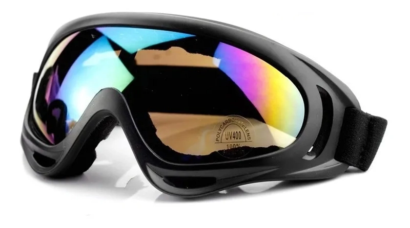 ANTIPARRAS GAFAS DE NIEVE CON FILTRO UV PARA SNOWBOARD NEGRO ESPEJADO - 3