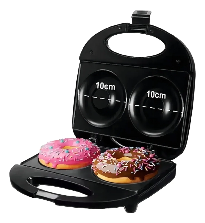 MAQUINA DE DONAS GRANDES 2 DONAS 750W NEGRO R2228 NEGRO - 2