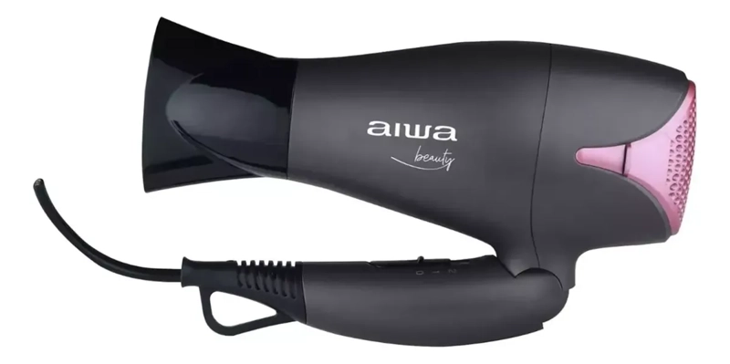 SECADOR DE PELO CABELLO 1800W 2N 2V GRIS AW-THD1839 AIWA NEGRO - 3