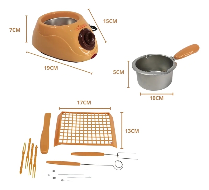 MAQUINA PARA DERRETIR CHOCOLATE, OLLA DE CARAMELO ELE CTRICA - 3