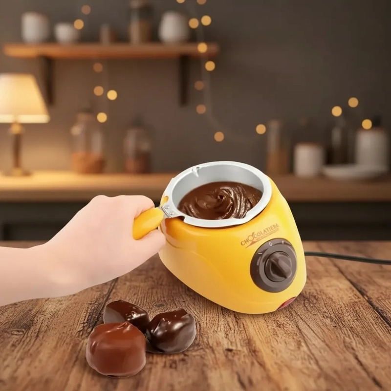 MAQUINA PARA DERRETIR CHOCOLATE, OLLA DE CARAMELO ELE CTRICA - 5
