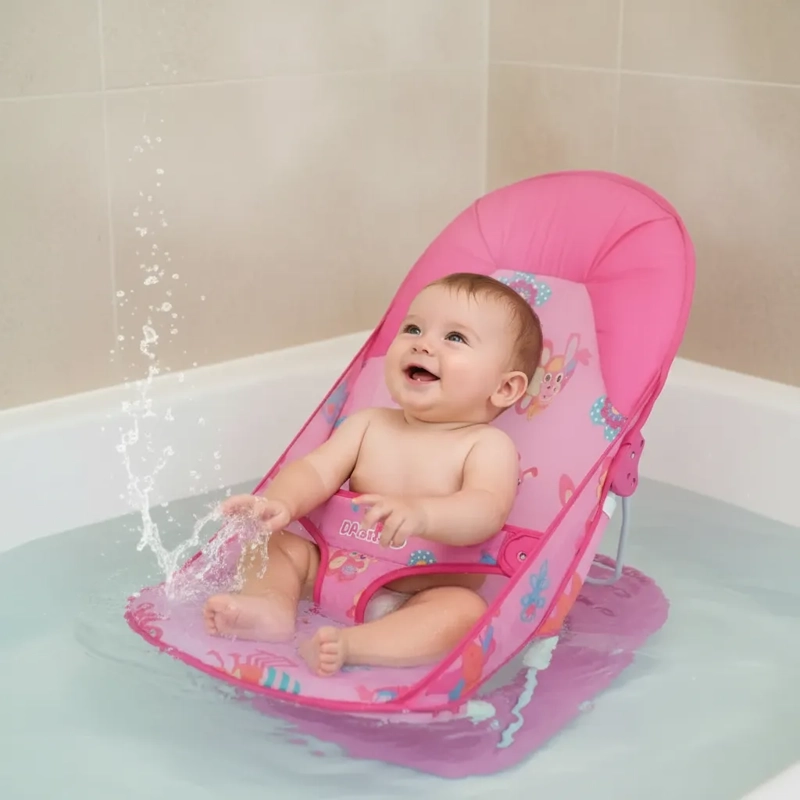 SILLA DE DUCHA PARA BEBE  PLEGABLE BAÑERA BEBE  BAÑO - 3