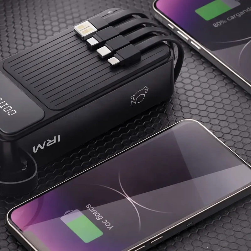 BANCO DE ENERGIA IRM PRO13 30000MAH CARGA SUPER RAPIDA - 2