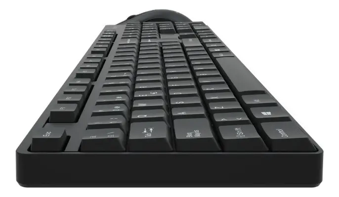 KIT TECLADO CON MOUSE INALAMBRICO PHILIPS C501 COLOR NEGRO - 2