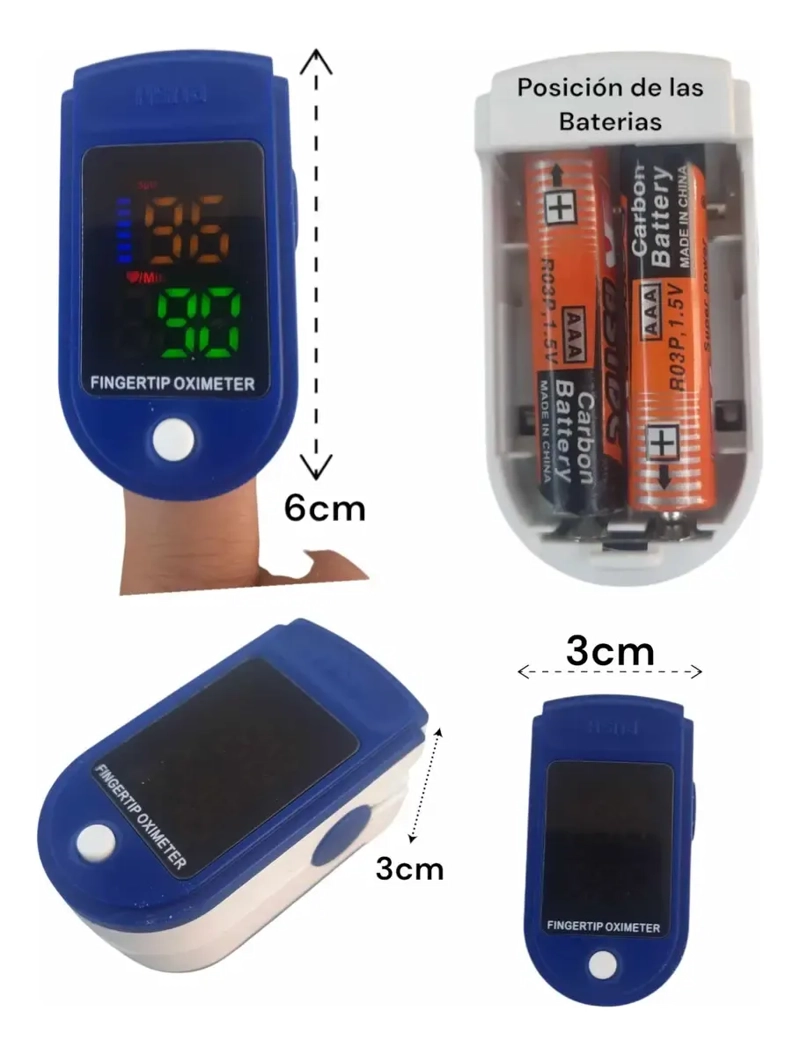 MEDIDOR DE PRESION ARTERIAL OXIMETRO Y GLUCOMETRO KIT SALUD - 2