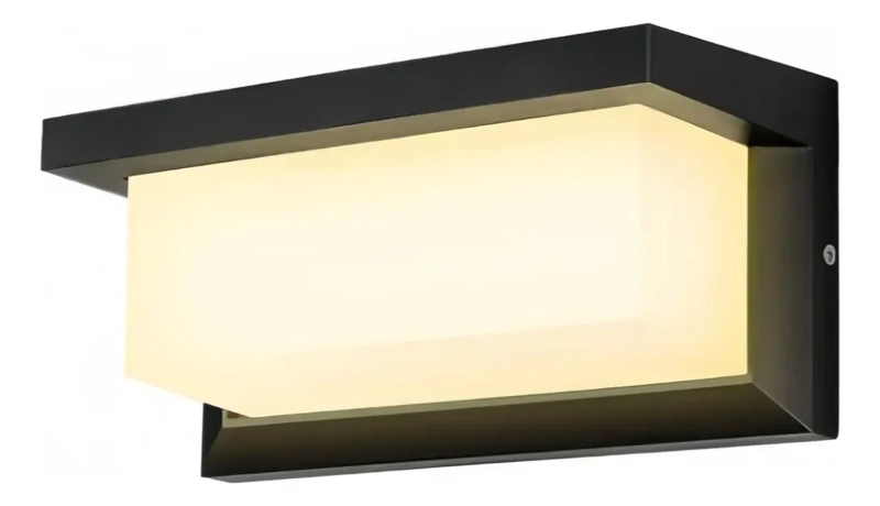 APLIQUE LED EXTERIOR IP65 NEGRO 18W MODERNO IMPERMEABLE - 3