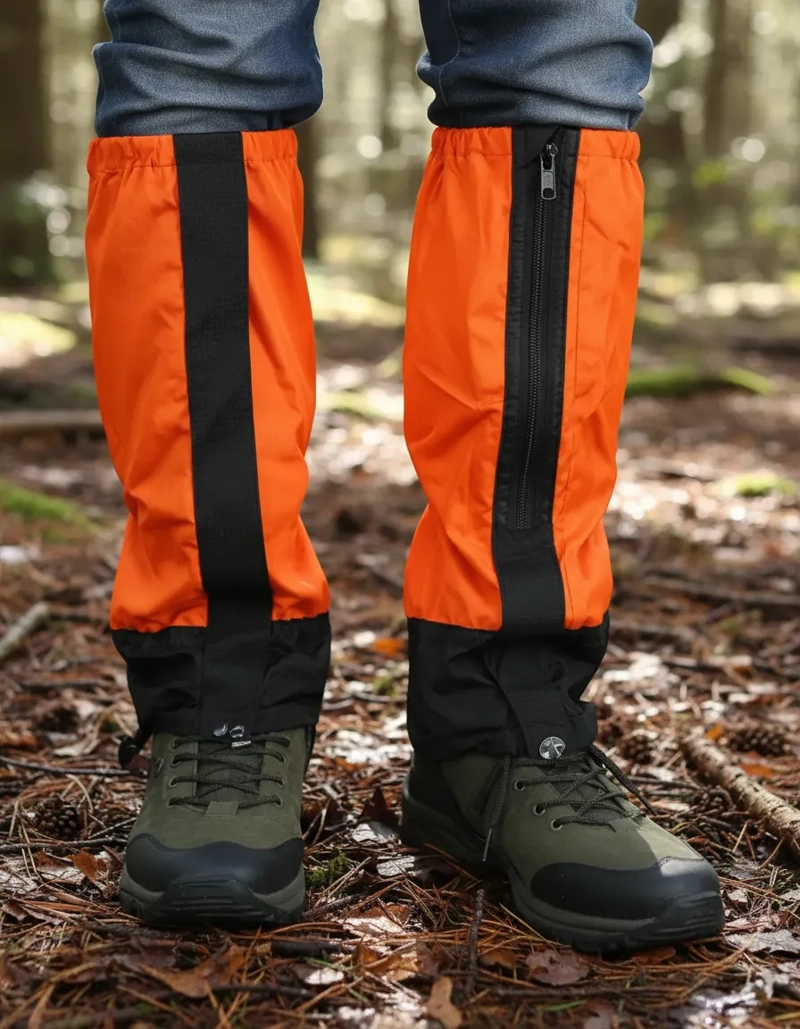 POLAINA TREKKING IMPERMEABLES NIEVE OUTDOOR NARANJA - 3