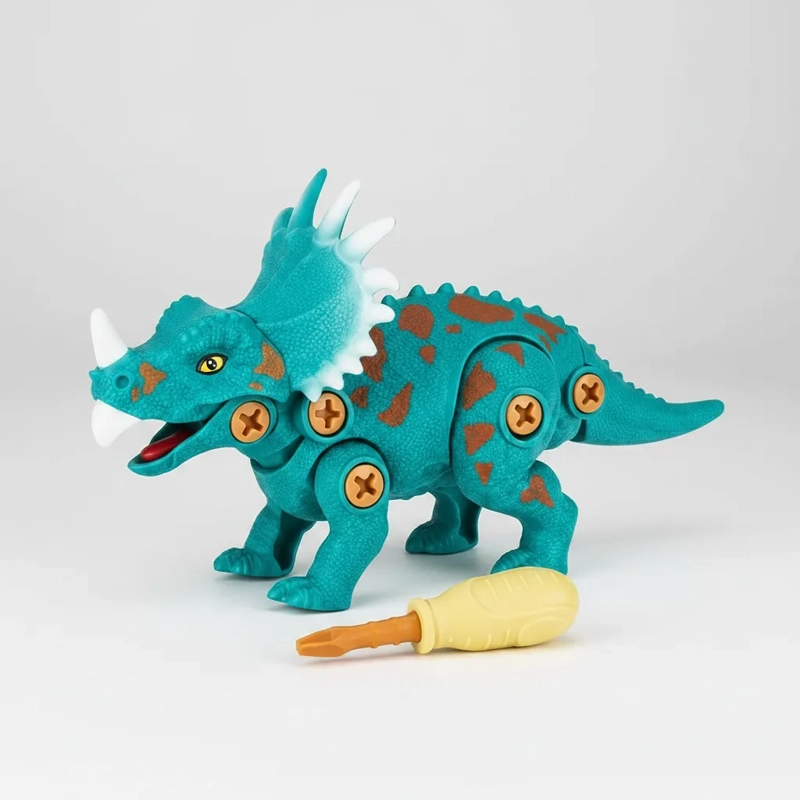 DINOSAURIOS PARA ARMAR JUGUETE TURQUESA - 4