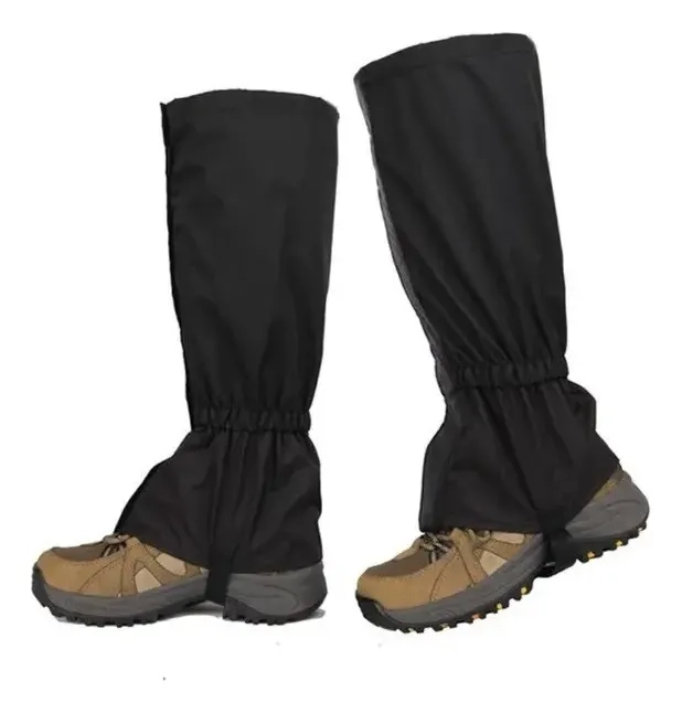 POLAINA TREKKING IMPERMEABLES NIEVE OUTDOOR NEGRO - 2