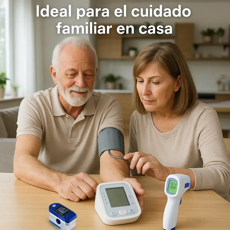 TOMA PRESION DE BRAZO + OXIMETRO + TERMOMETRO - 4